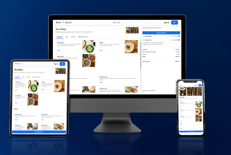 Shift4 ONline Ordering
